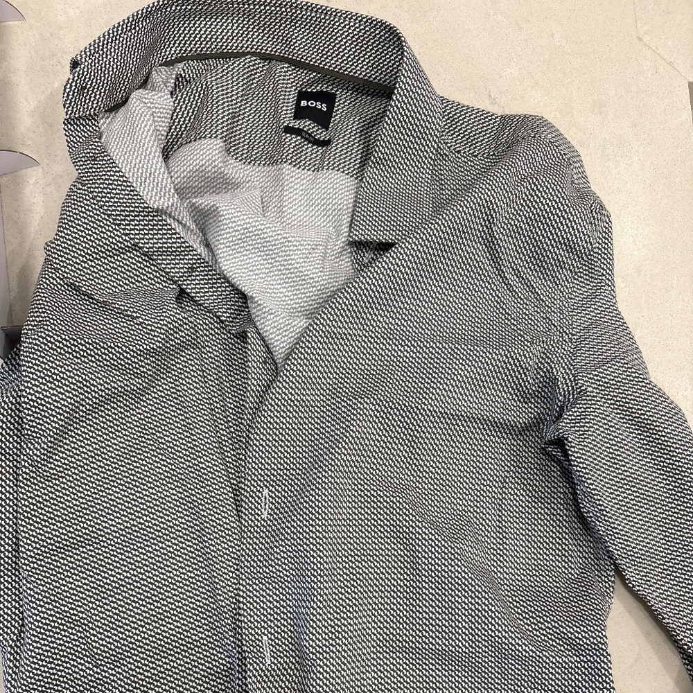 Men’s Boss Slim Fit Dress Shirt